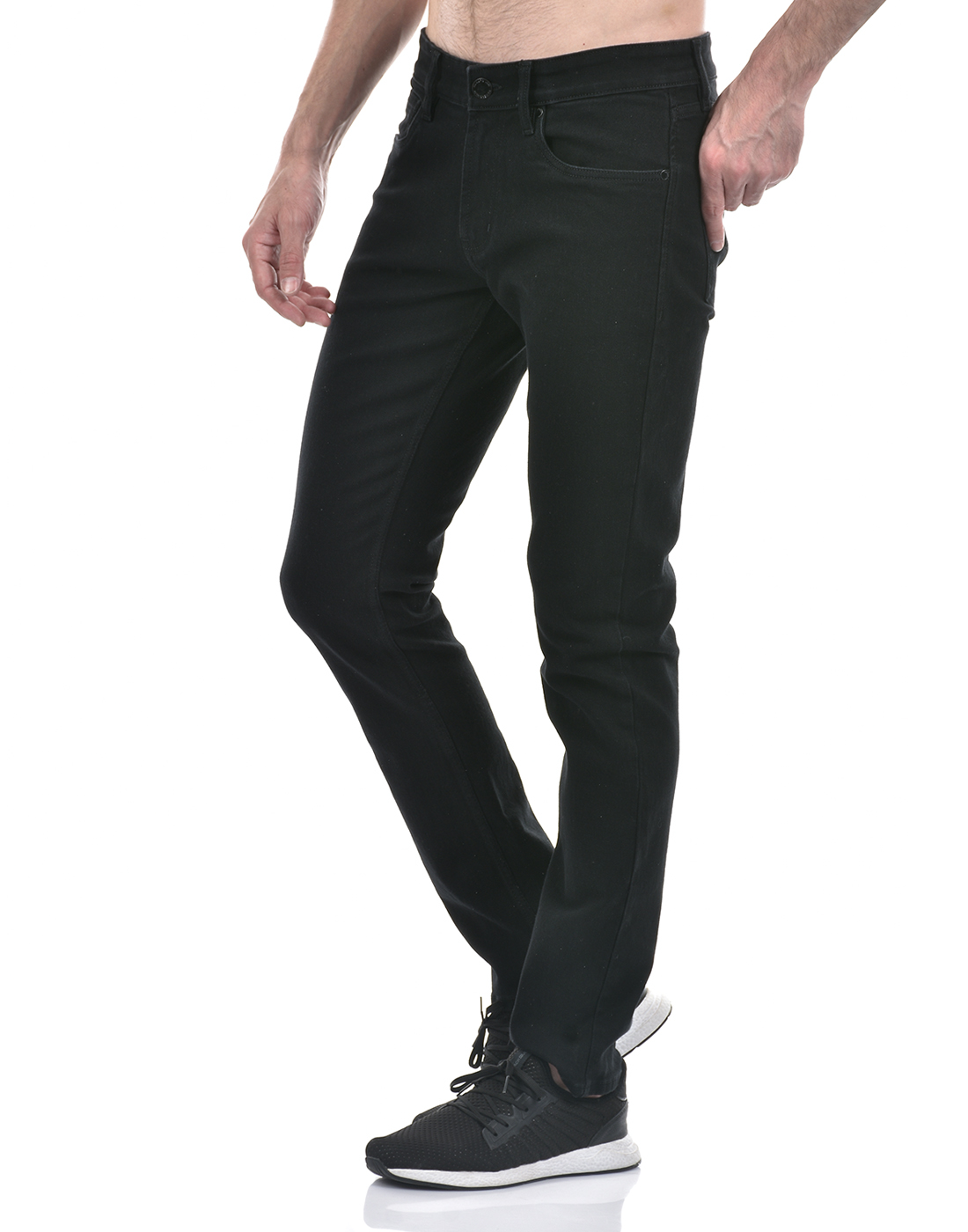 Numero Uno Men Solid Black Jeans